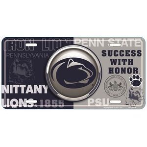 Penn State Nittany Lions NCAA Bullseye License Plate